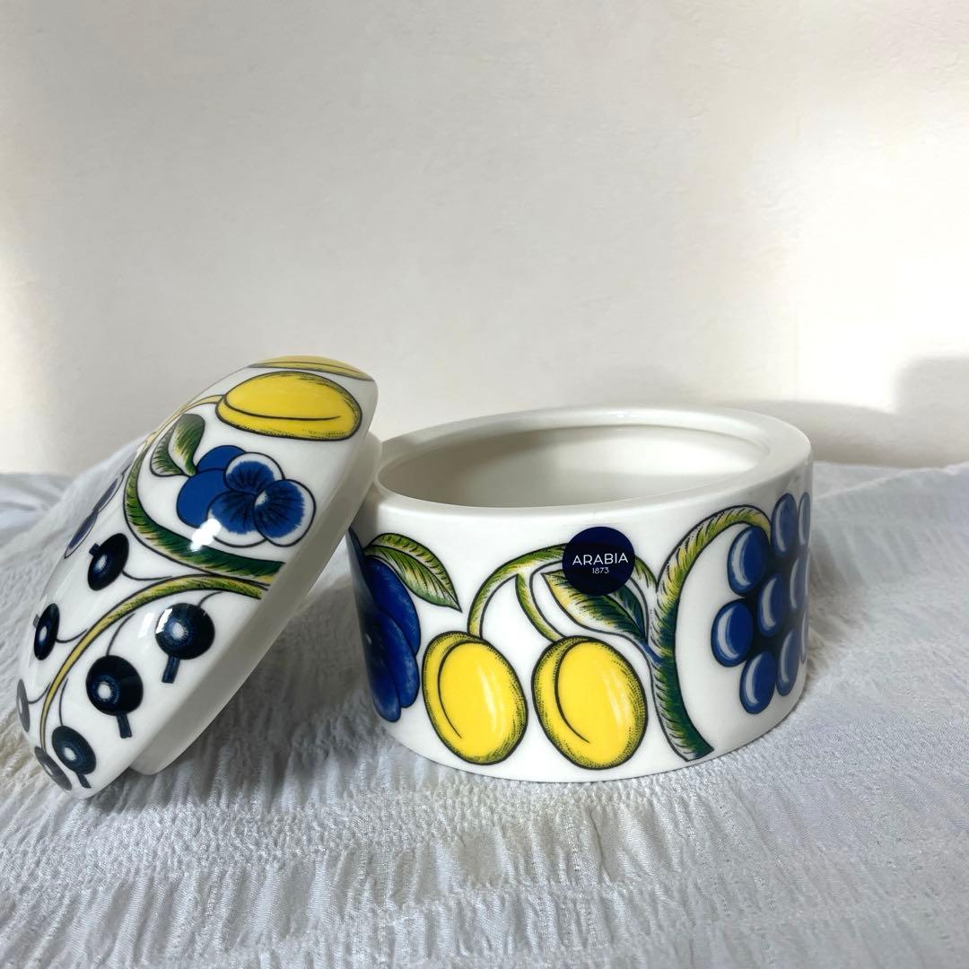 新品　ARABIA アラビア パラティッシ 蓋付きジャー キャニスター