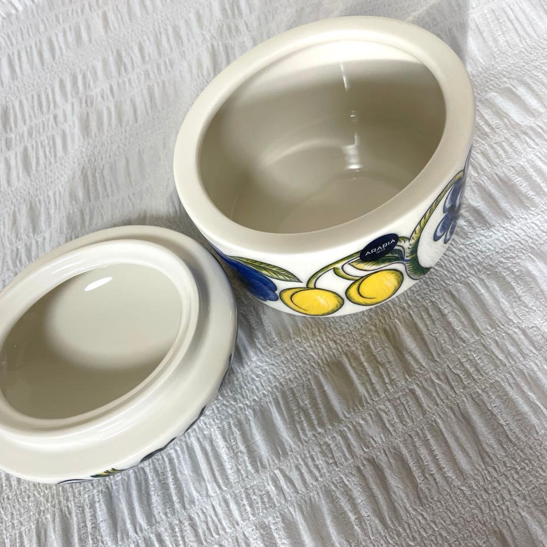 新品　ARABIA アラビア パラティッシ 蓋付きジャー キャニスター