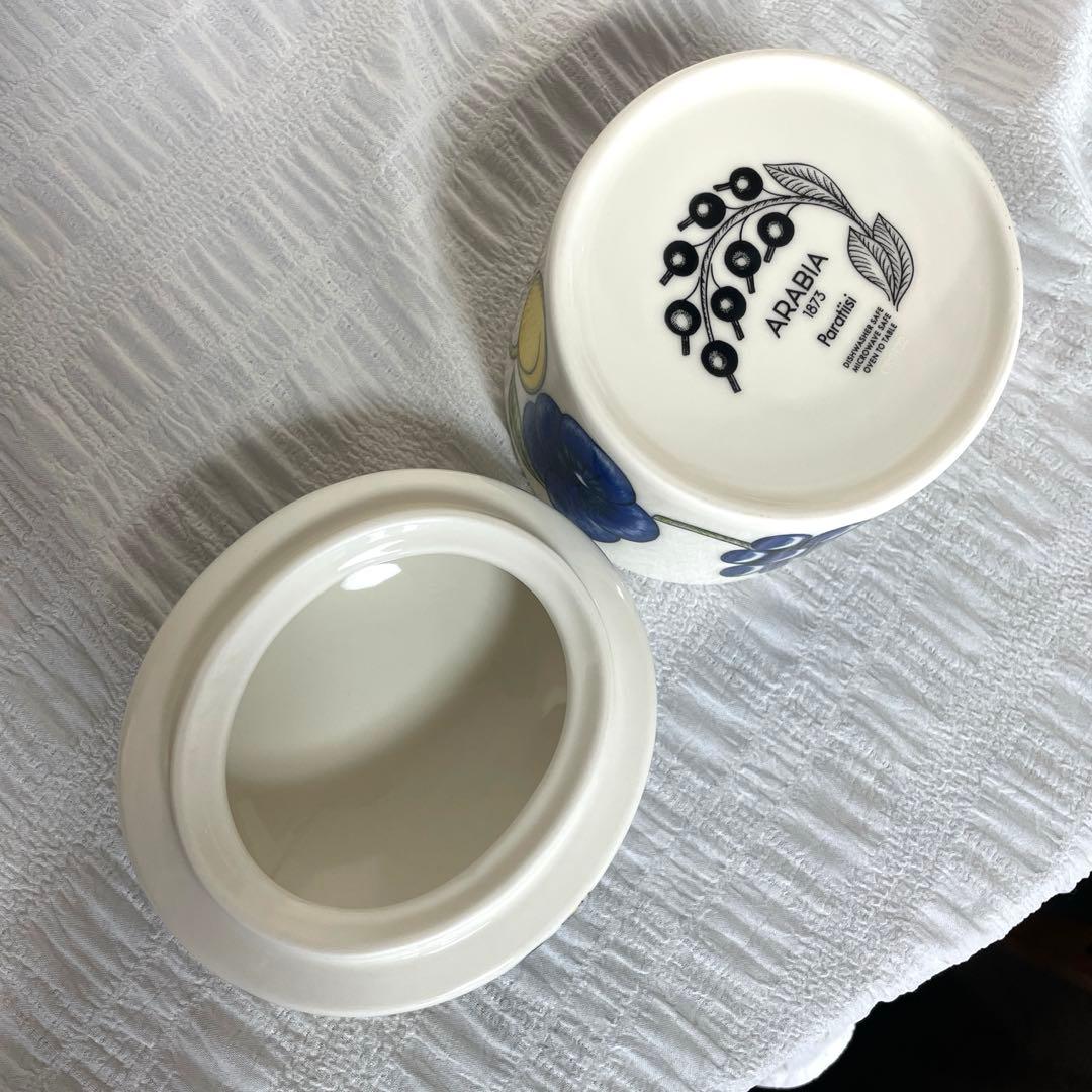 新品　ARABIA アラビア パラティッシ 蓋付きジャー キャニスター