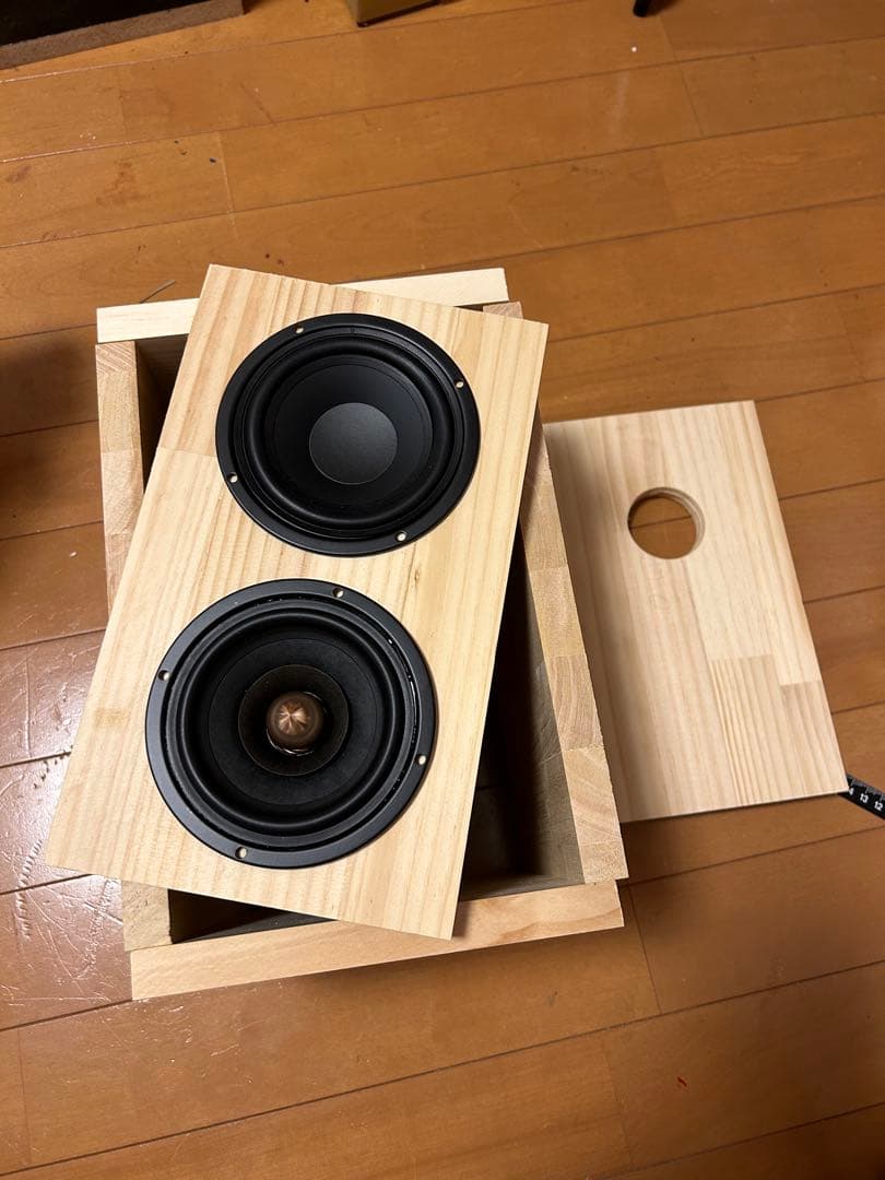 自作スピーカー フルレンジ パッシブラジエーター搭載型