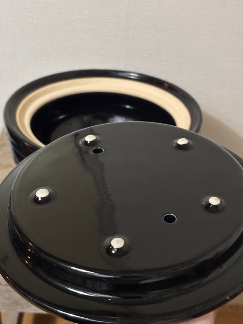 長谷園　かまどさん　3合炊き　黒色 土鍋