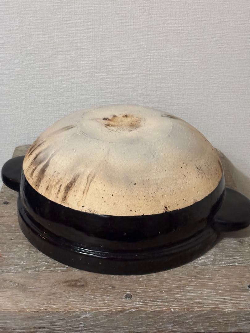 長谷園　かまどさん　3合炊き　黒色 土鍋