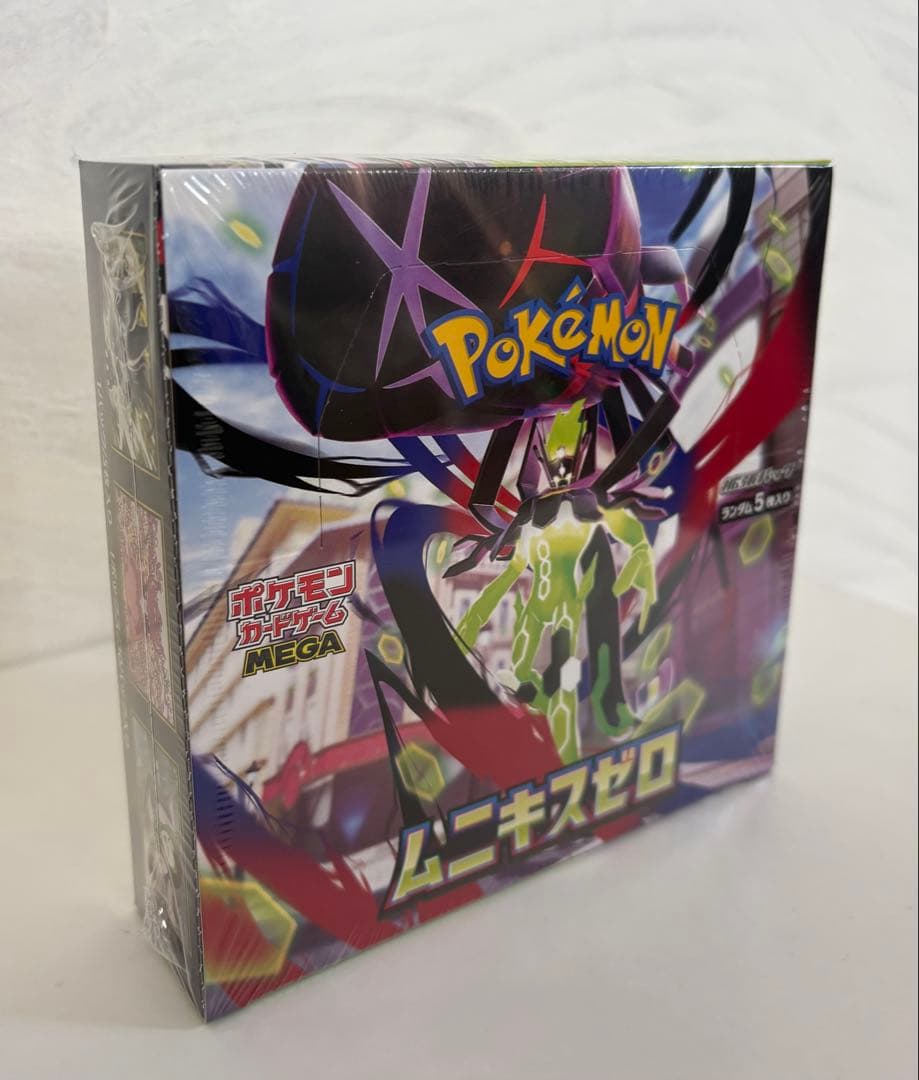 新弾　ポケモンカード　ムニキスゼロ　BOX 新品未開封　シュリンク付き