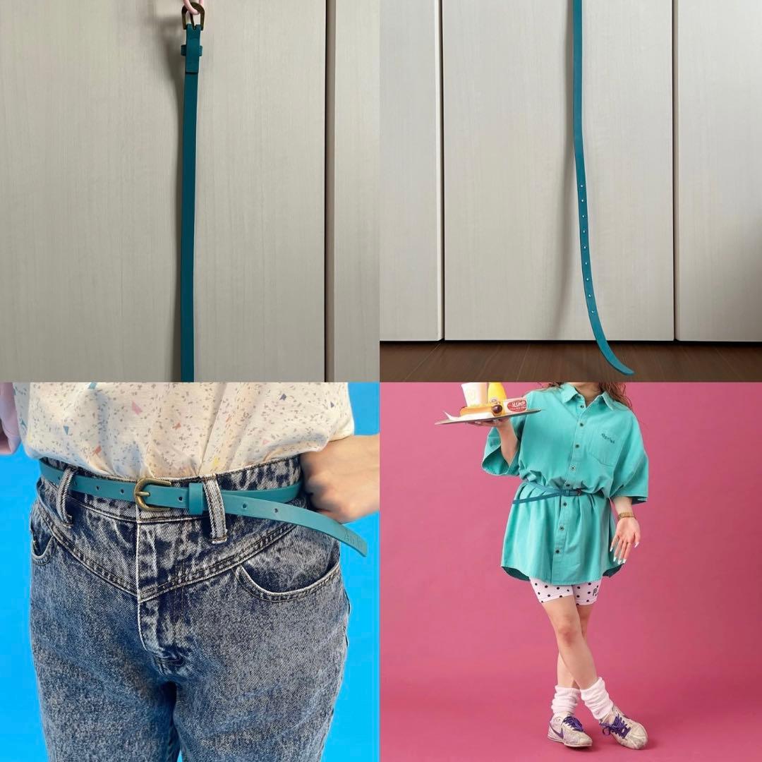 【未使用】 Peco Club ベルト ブラウン グリーン 2点セット