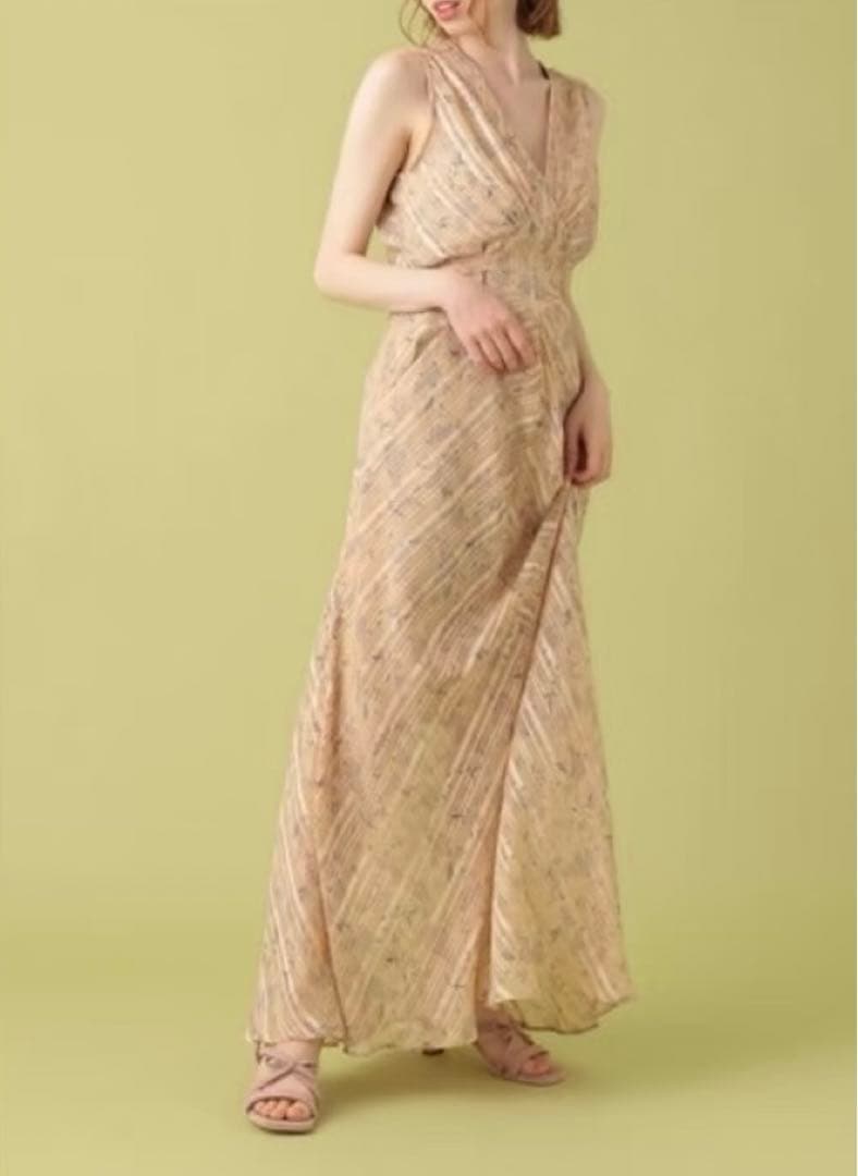 DEICY me couture シアーノスタルフルールワンピース　ベージュ