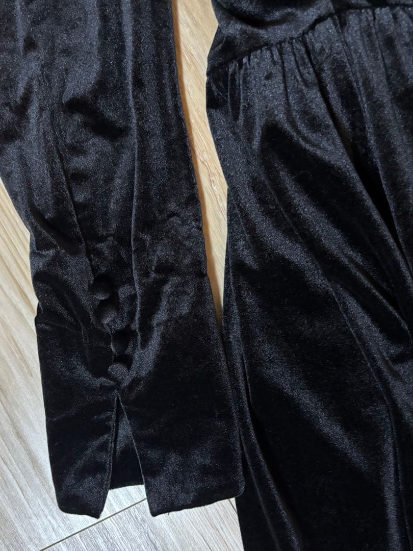 Her lip to Majestic Velour Dress ブラック