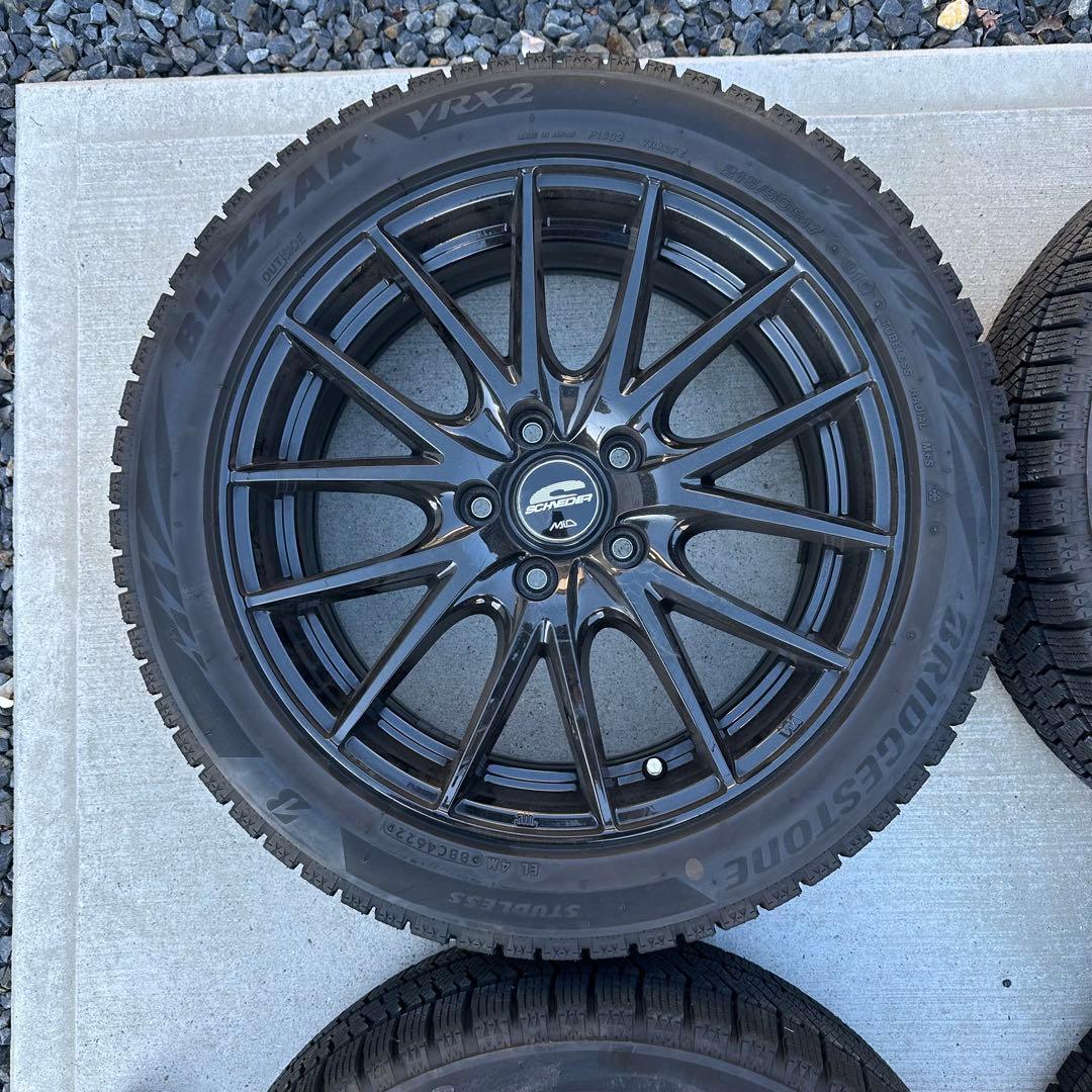 【2シーズン】 ブリヂストン スタッドレス VRX-2 17インチ ホイール付き
