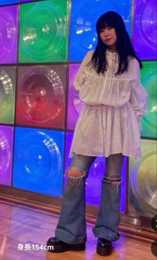 新品タグ付 HYSTERIC GLAMOUR SKULL刺繍ティアードワンピース