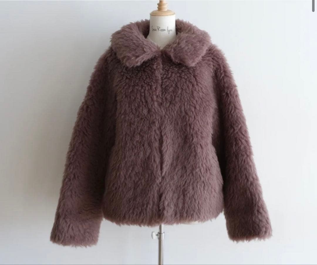 SeaRoomlynn Wool mix BOAコート　グレージュ
