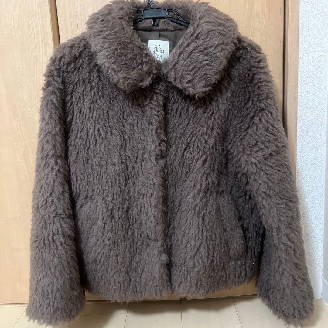 SeaRoomlynn Wool mix BOAコート　グレージュ