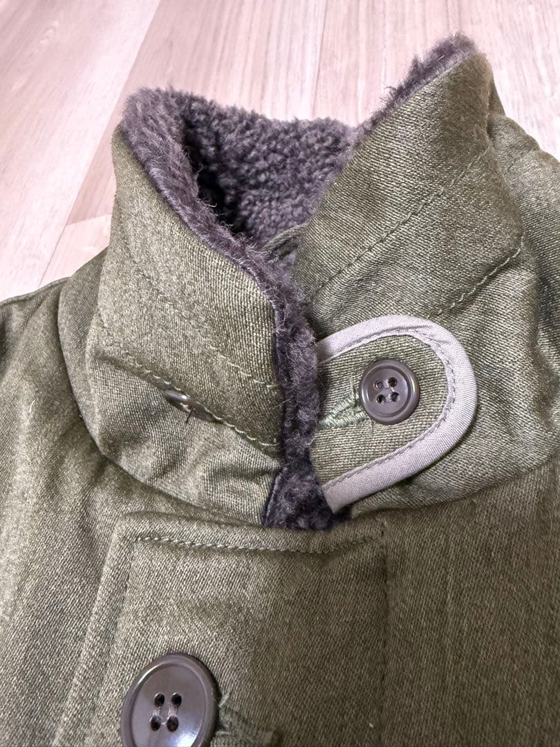 BONCOURA デッキジャケット　ミリタリーオリーブ　ボンクラ ボアアウター