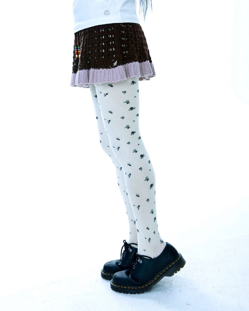 【新品未使用】COYSEIO ニットミニスカート ブラウン