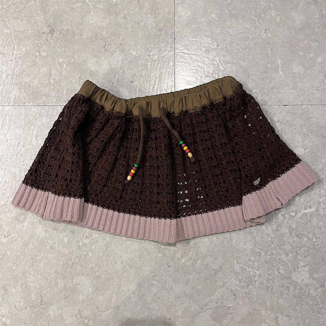 【新品未使用】COYSEIO ニットミニスカート ブラウン