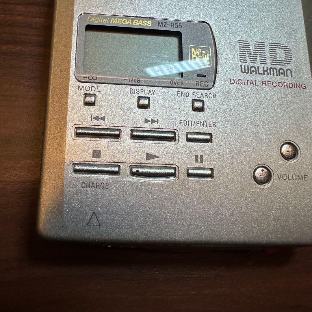 SONY MDウォークマン MZ-R55 MDプレーヤー 5527