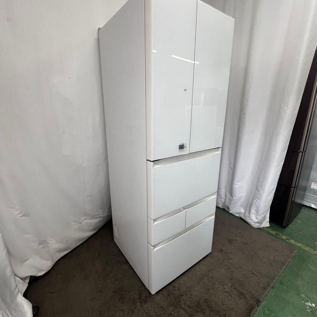 ★121 冷蔵庫　東芝　大型　500ℓ　観音開き　白　タッチパネル　設置無料