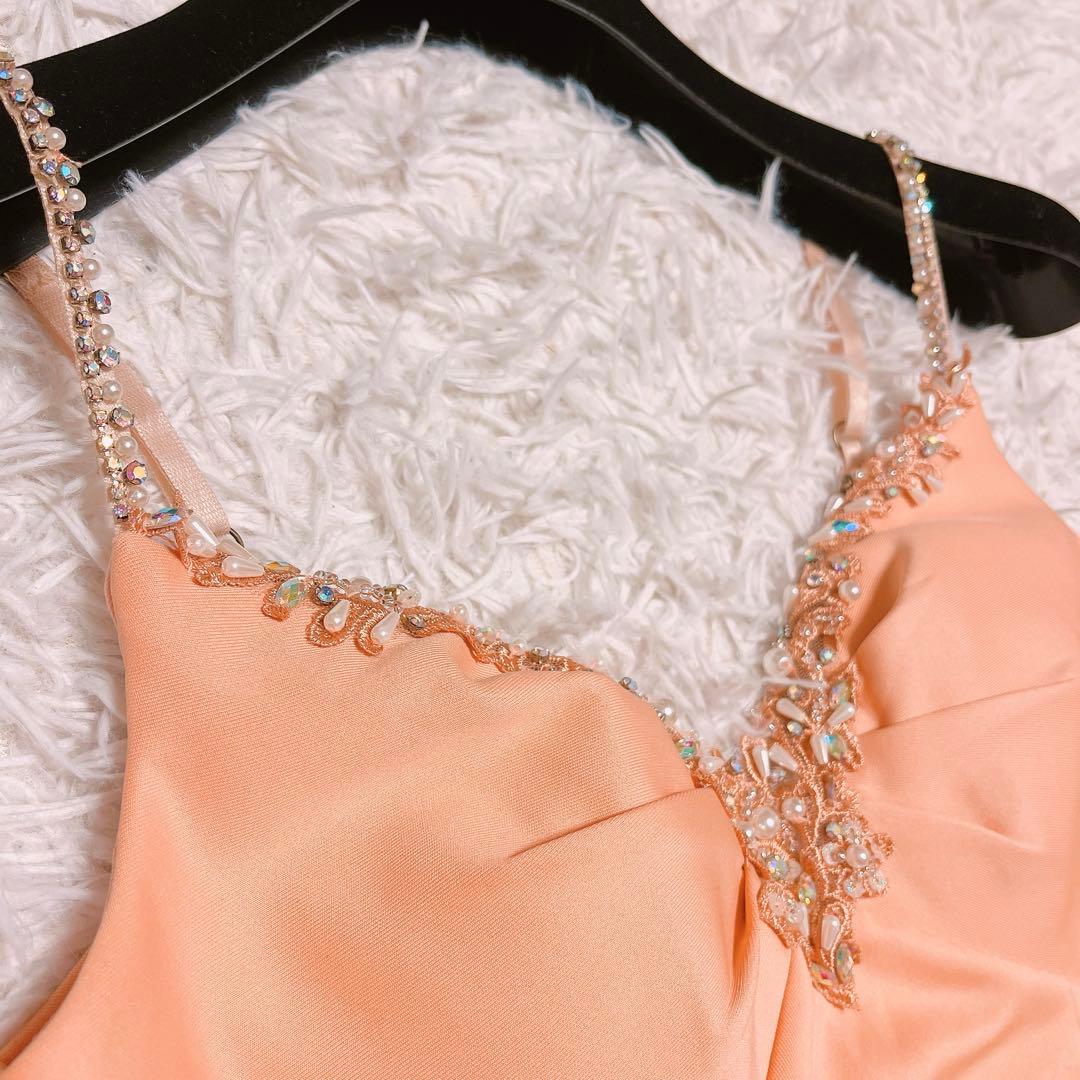 AR エンジェルアール キャミソール ビジュー タイト ミニ ドレス S