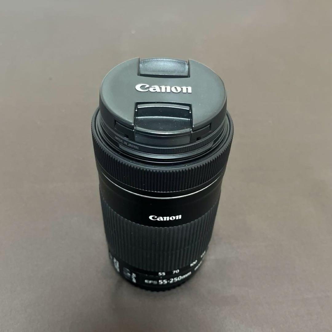 【純正】Canon EFS 55-250mm ズームレンズ　保護レンズ付