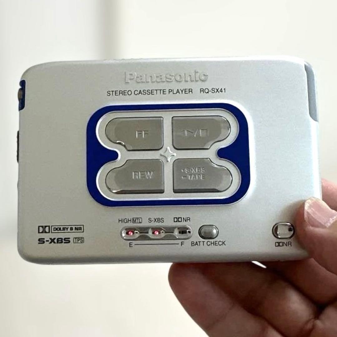 【極美DE修復品】Panasonic カセットプレーヤー RQ-SX41