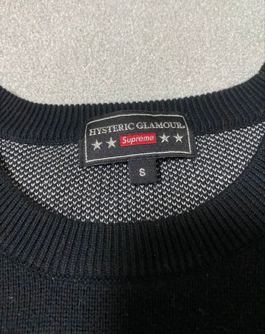 シュプリーム ×ヒステリックグラマー 「Fuck You 」セーター Sサイズ