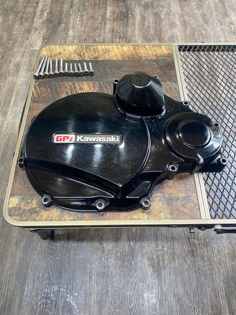 GPZ900rクラッチカバー&ステンレスボルト