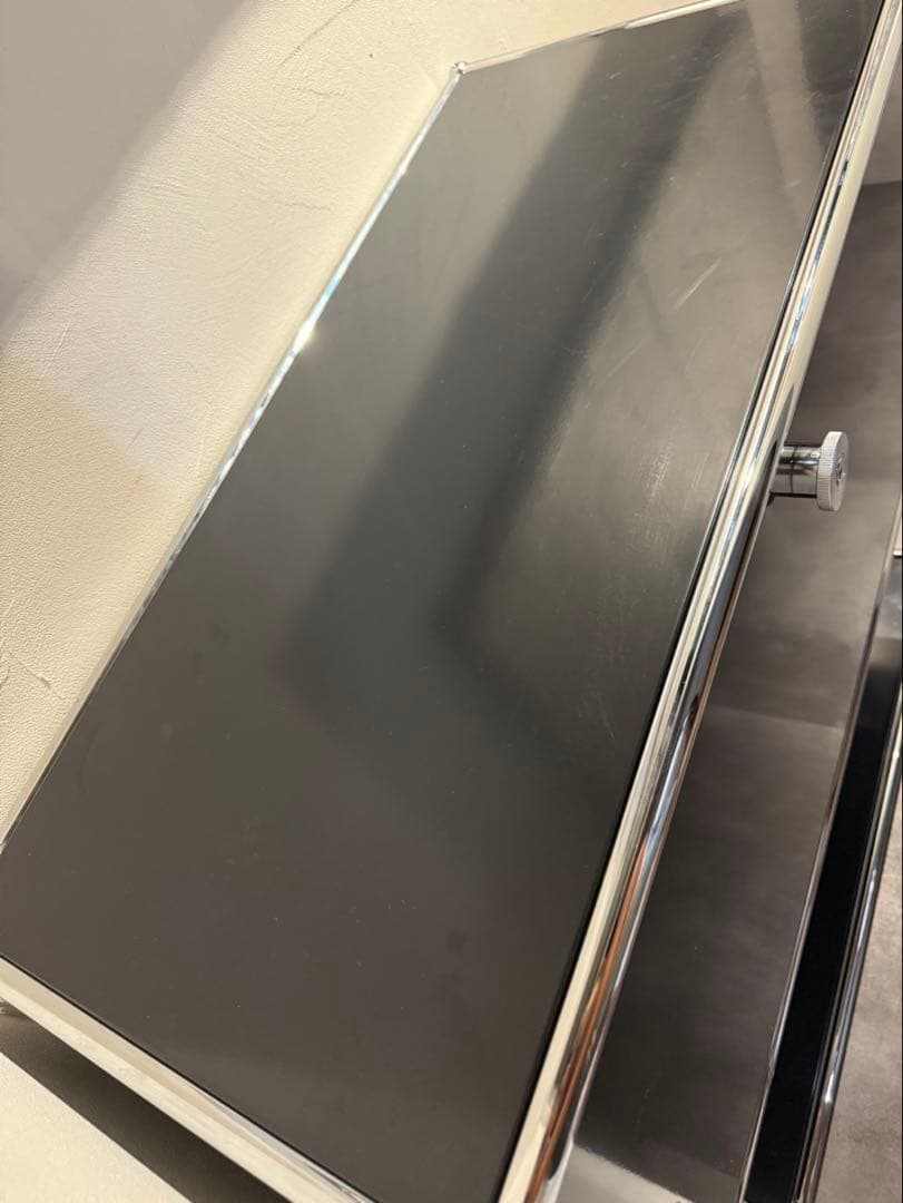 Y USMハラー ブラック １列2段 キャビネット 鍵付き 正規品