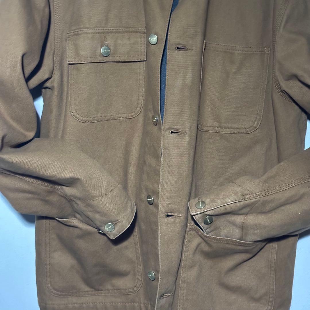 古着Carhartt ブラウン カバーオール　カーハート　ミシガンチョアコート