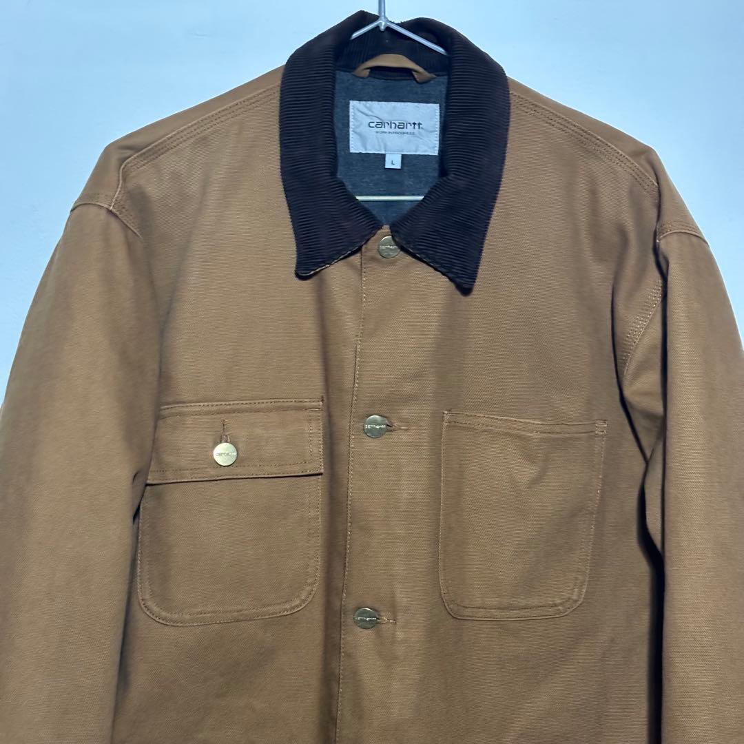 古着Carhartt ブラウン カバーオール　カーハート　ミシガンチョアコート