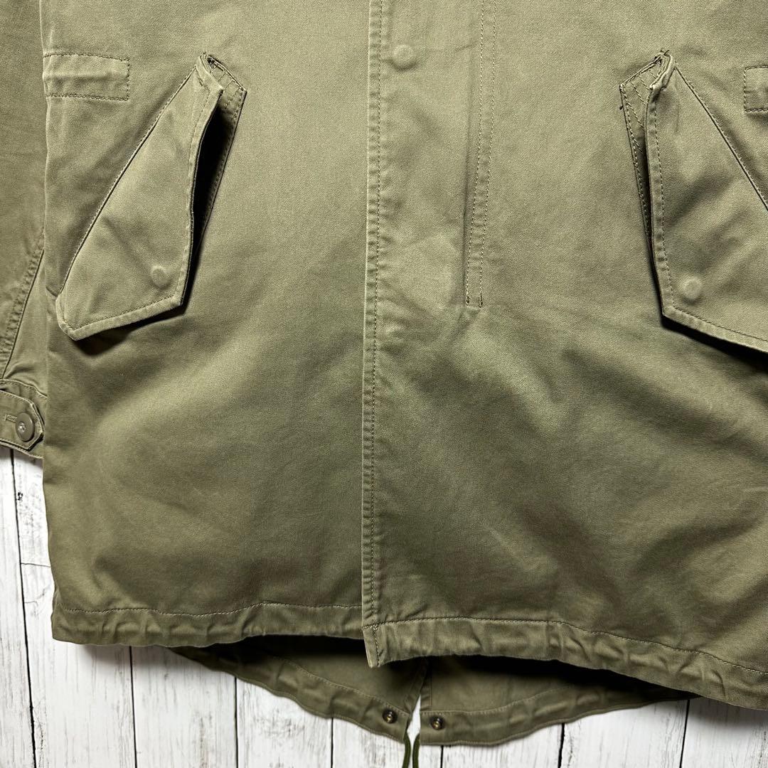 【FREDPERRY】モッズコート☆ユニオンジャック☆ライナーファー脱着可S〜M