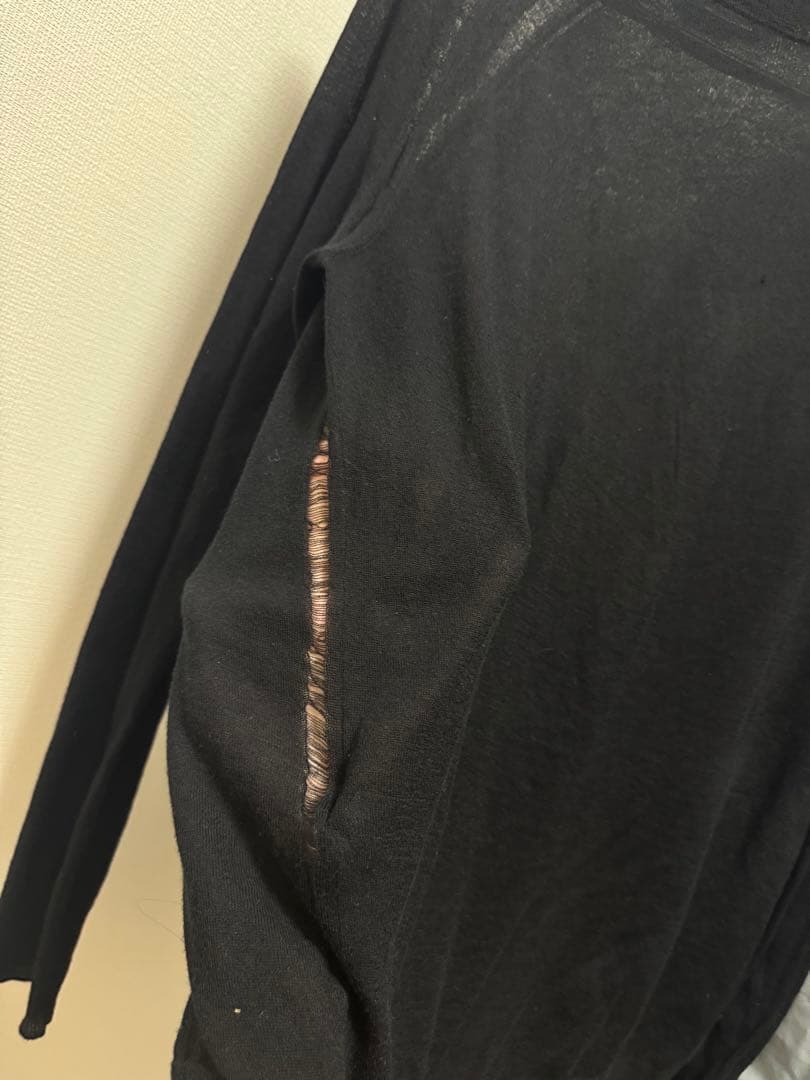 ANN DEMEULEMEESTER ブラック タートルネック