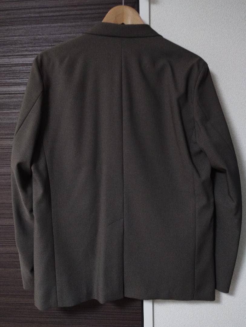 即購入可　ユニクロC　感動ジャケット　タックパンツ　セットアップ　ブラウン