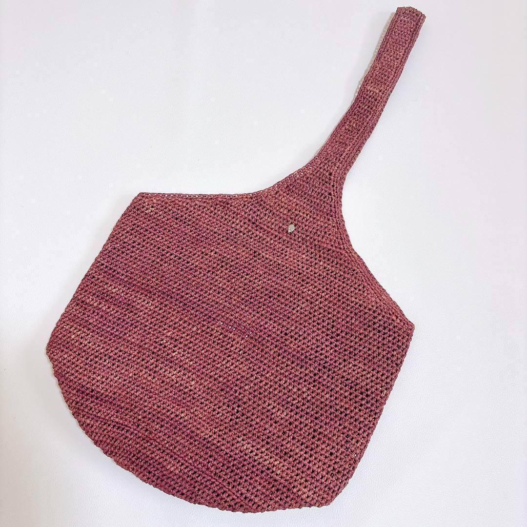 美品☆ヘレンカミンスキー CARILLO ラフィア ワンショルダーバッグ かご