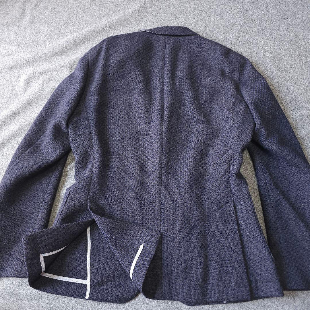 【トミーヒルフィガー】人気ロゴエンブレム 紺ブレザー ジャケットXL 金ボタン