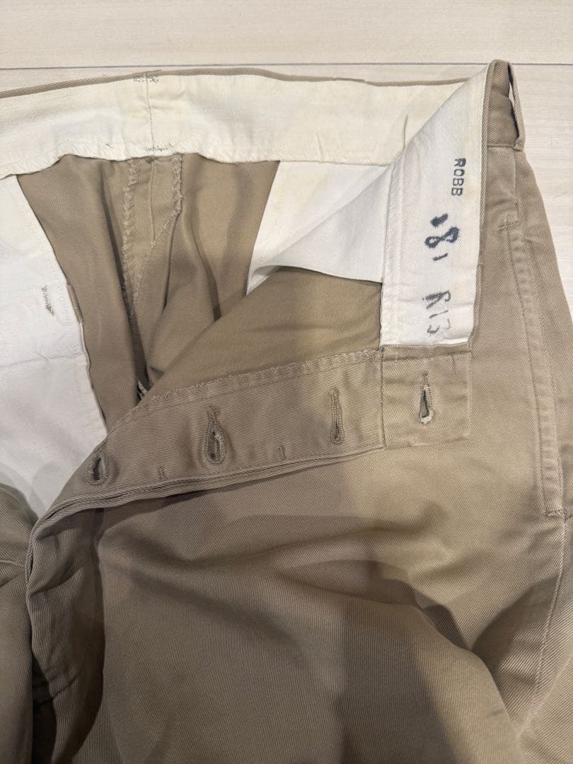 us army チノ チノパン 50s ヴィンテージ ビンテージ　W34×L33