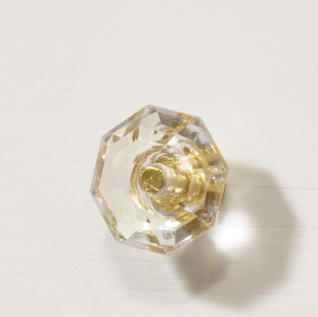 フォロー割【新品】フレンチカントリー風　チェスト クリスタル調取っ手　4段