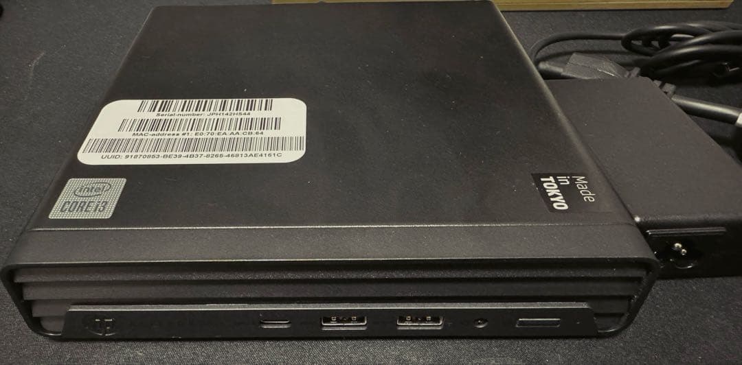 ミニPC EliteDesk800 G6 Mini Core i3 10100T 16GB