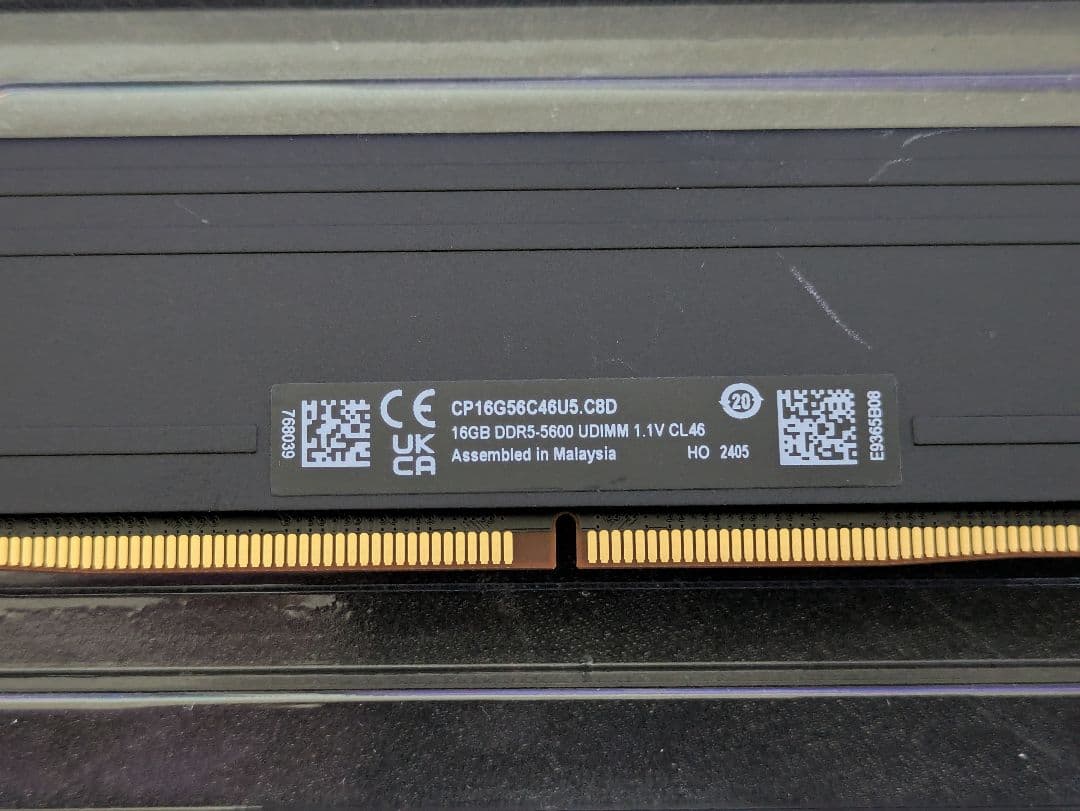 crucial DDR5 Pro メモリ 16GB×2枚セット