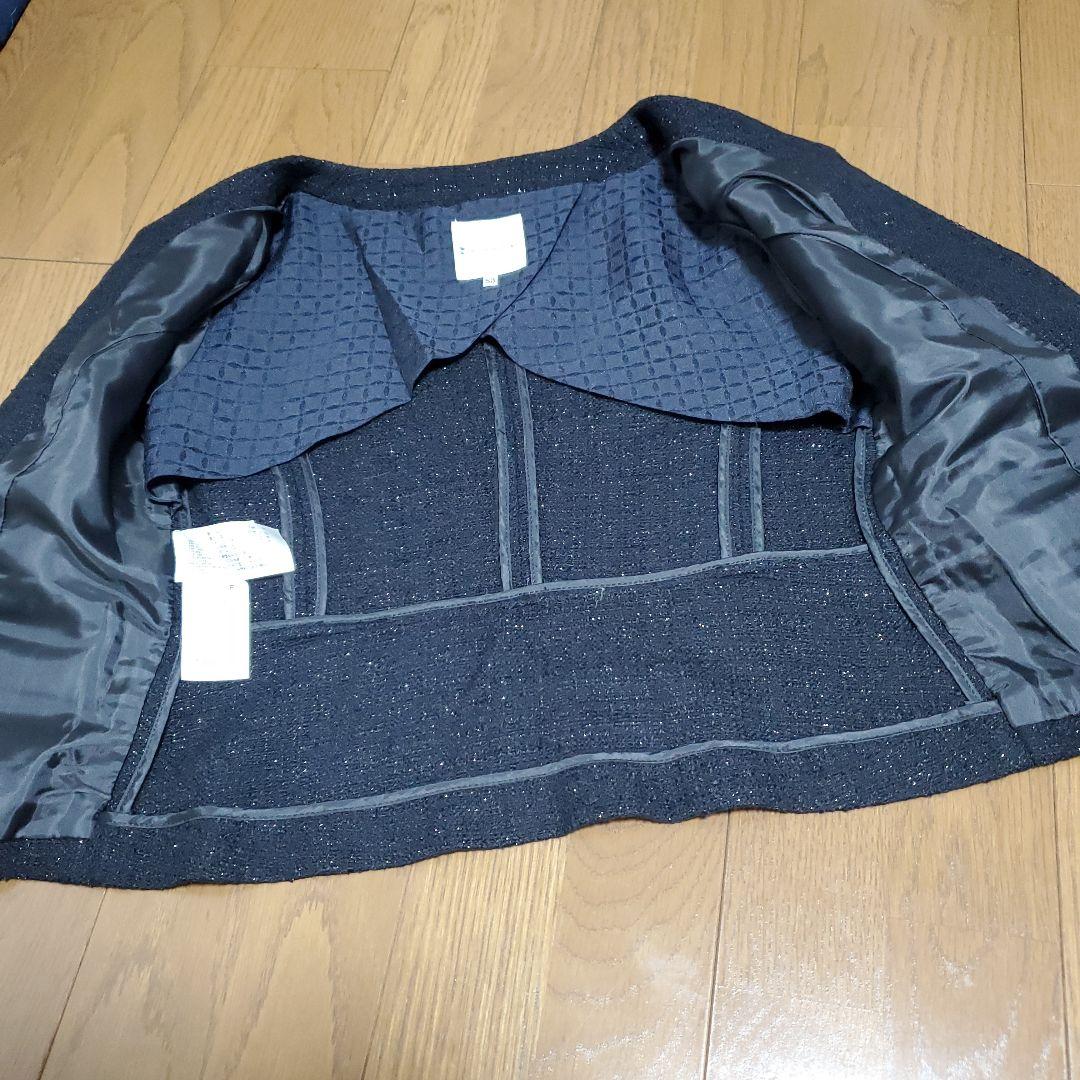 未使用　KUMIKYOKU　ラメ入り　スカートスーツ