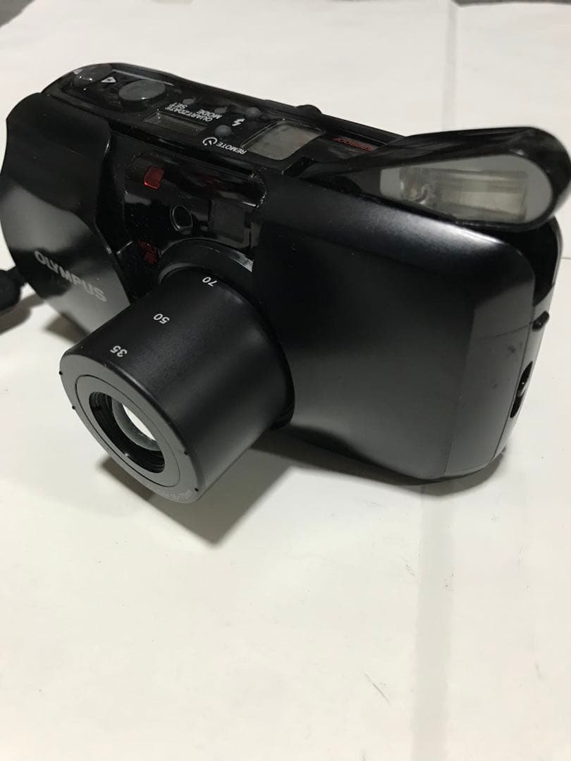 【動作品・美品】OLYMPUS μ zoom PANORAMA （リモコン袋付）