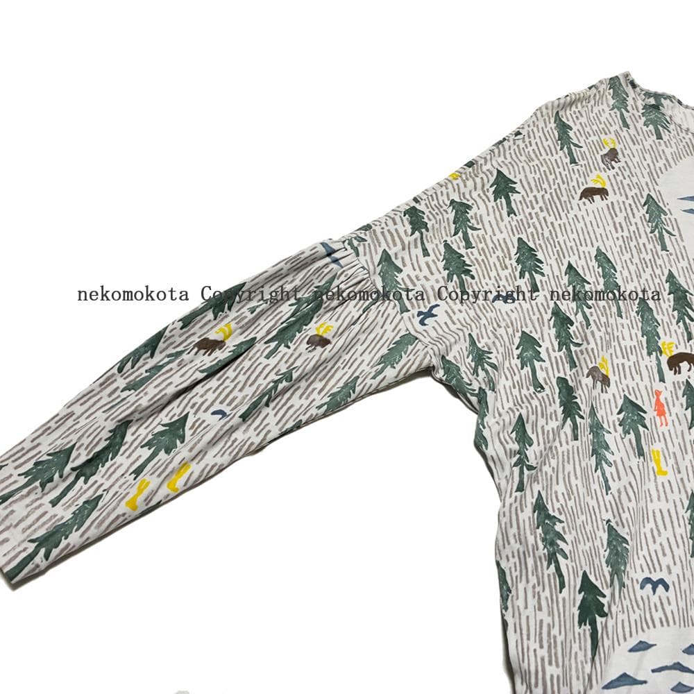 ミナペルホネン one day 総柄 ワンピース 36 mina ワンディ