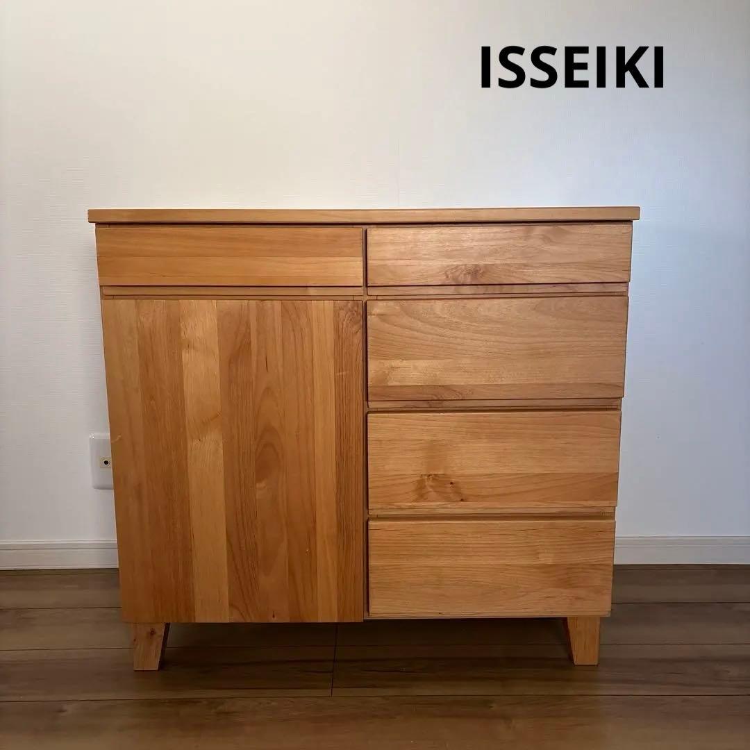 ISSEIKI　サイドボード キャビネット　BASK SB 80