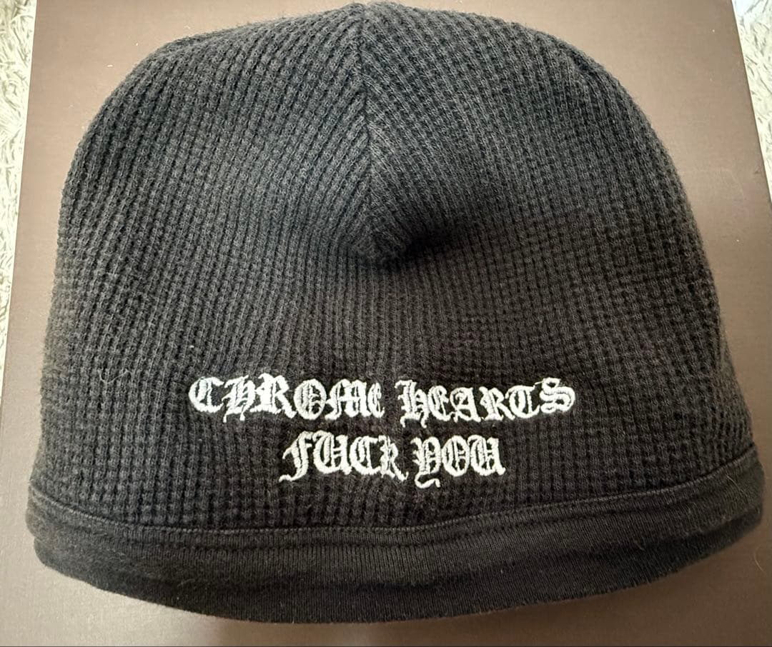 CHROME HEARTS ブラックニット帽