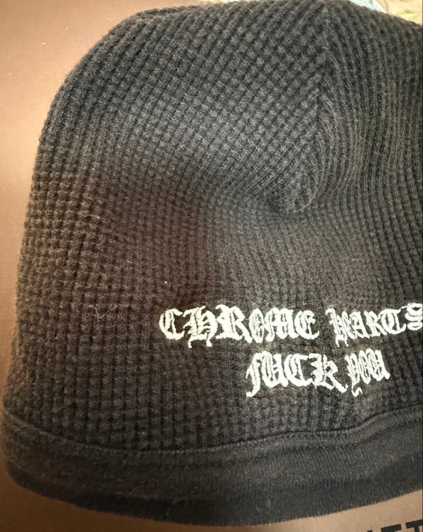 CHROME HEARTS ブラックニット帽