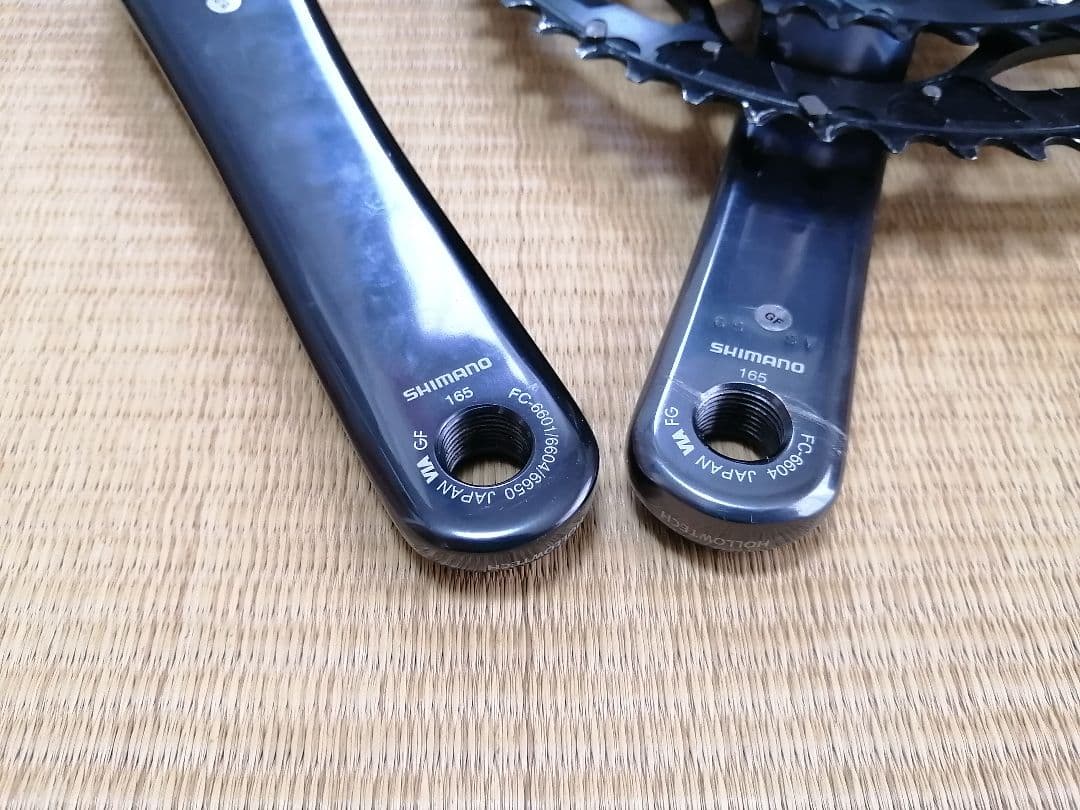 オ*ン様 シマノ トリプルクランク FC6604G　165mm 美品 ブロンプト