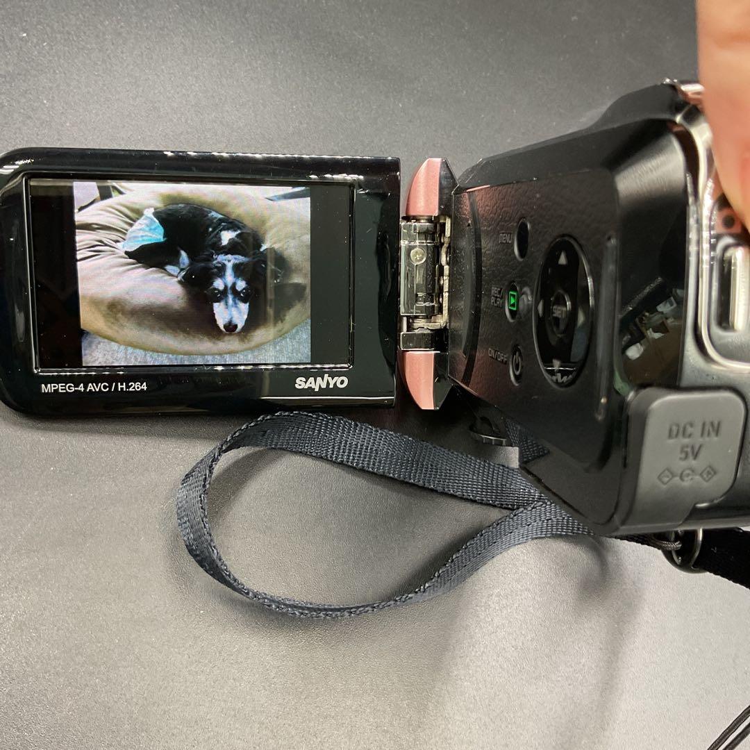 F3145 SANYO DMX-GH1 ピンク 12倍ズーム