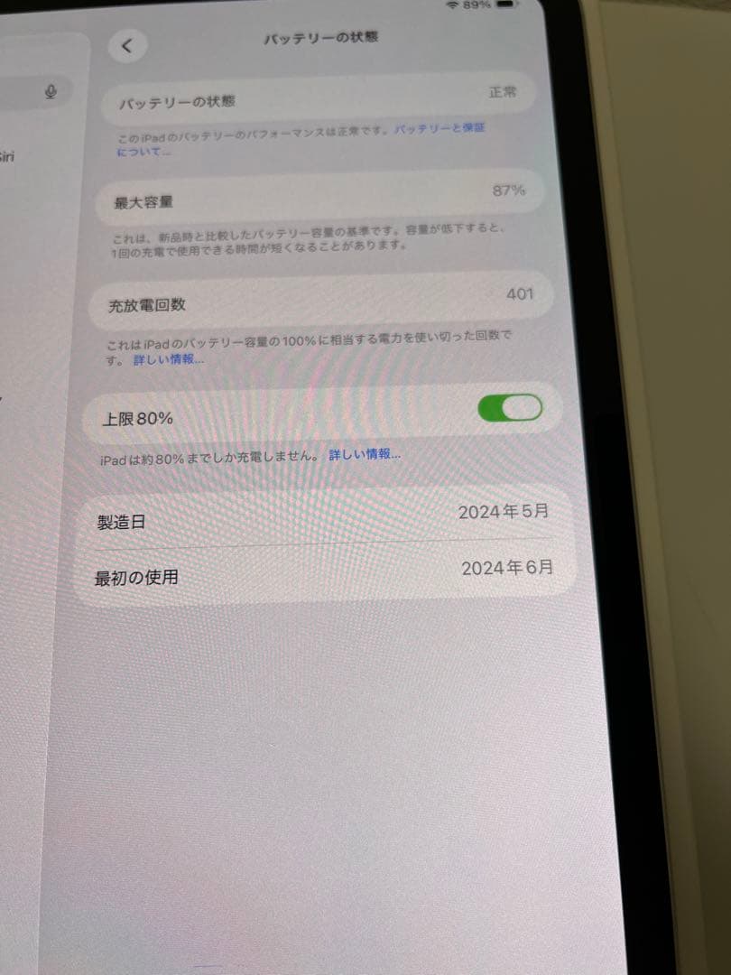 iPad Pro 11インチ M4 256GB Wi-Fiモデル