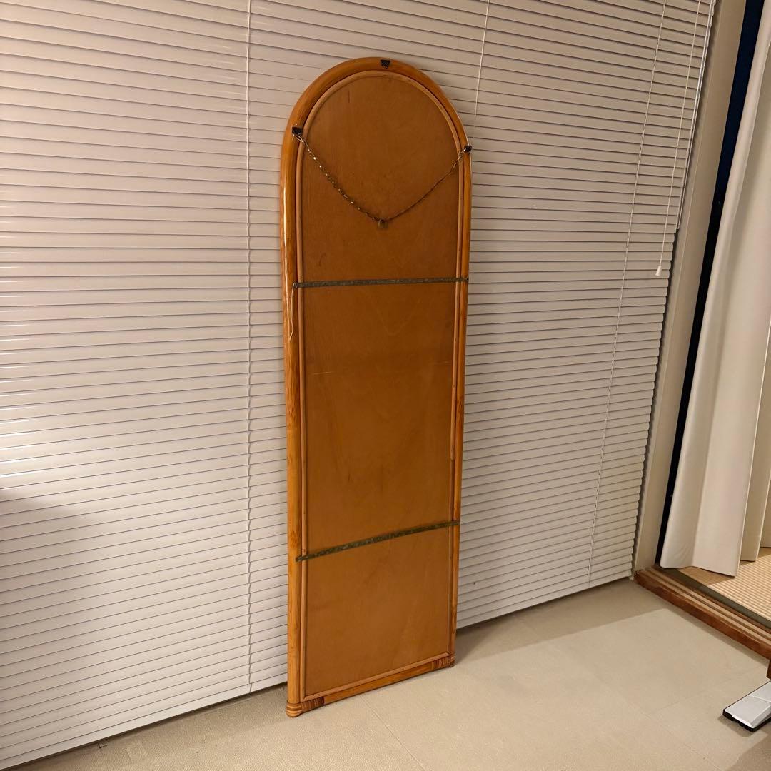 鏡 Vintage Rattern Mirror