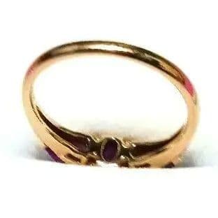 ね*み様 天然パ-プルサファイアK１８金リング、サイズ２２号！