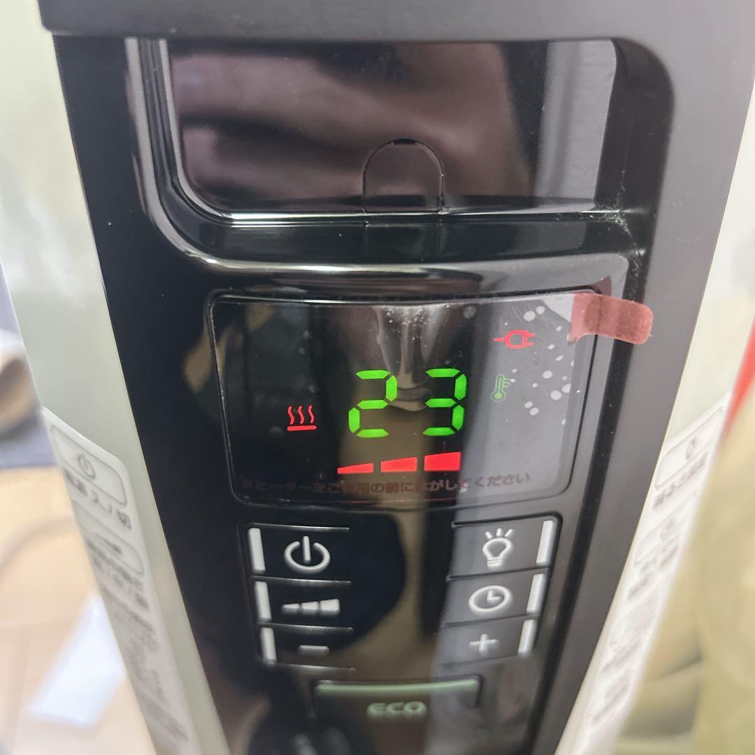 【美品】デロンギ オイルヒーター KHD410812-BK 1200W ECO