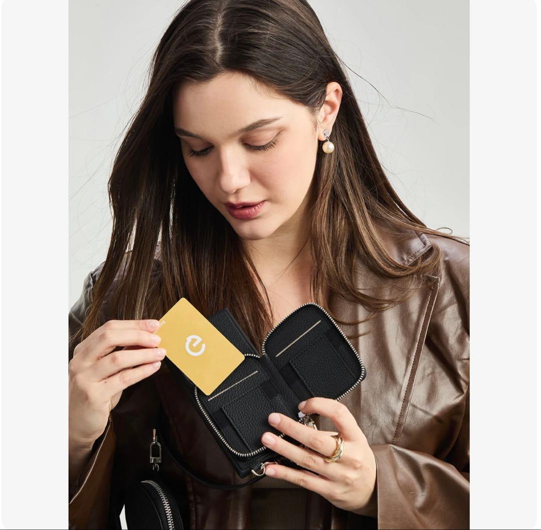 CUSTYPe iPhone 16 Pro MAXショルダーケース、ポーチ付き