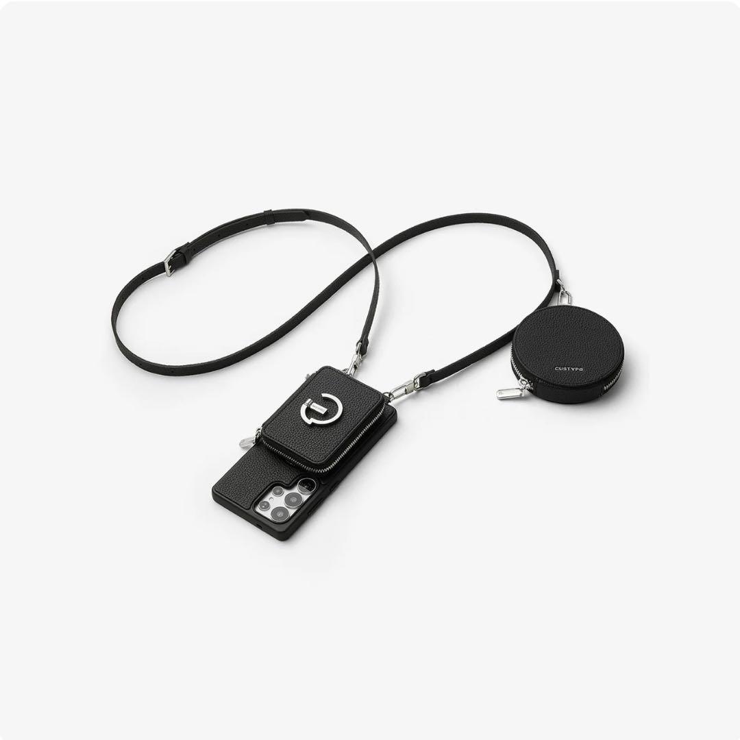 CUSTYPe iPhone 16 Pro MAXショルダーケース、ポーチ付き